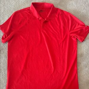 Red Nike Golf Shirt